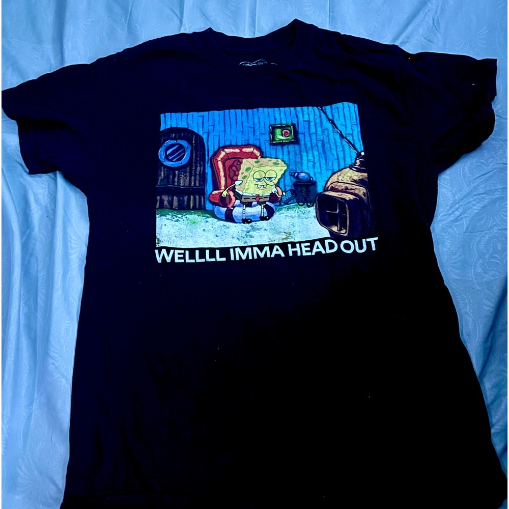 SpongeBob Men Cotton Shirt